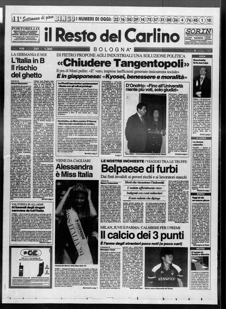 Il Resto del Carlino : giornale dell'Emilia